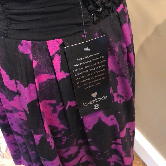 BEAUTIFUL BEBE minidress with jewels - Picture 5 of 8